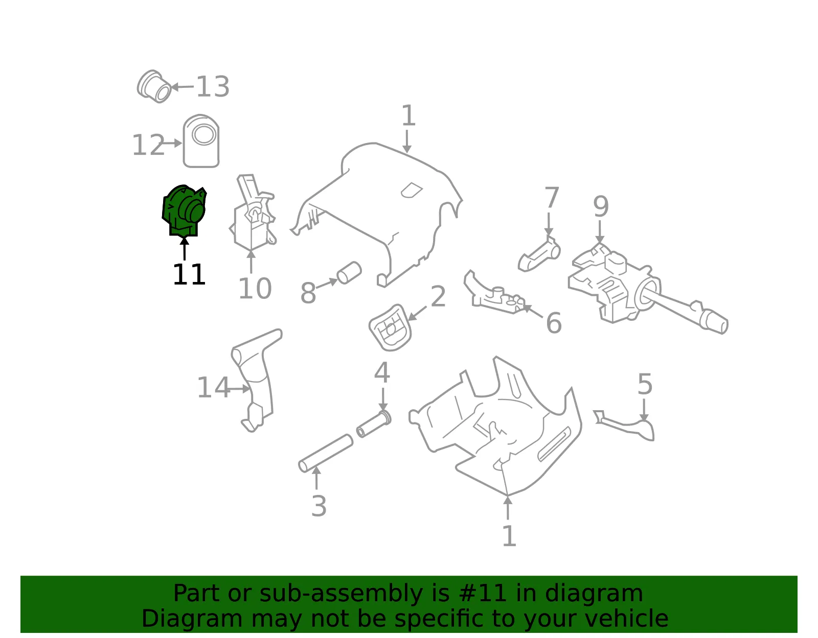 Ignition Switch - GM (25757645)