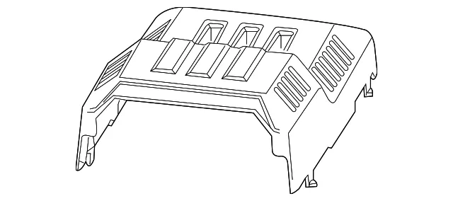 Engine Control Module Cover - ACDelco (25793539)