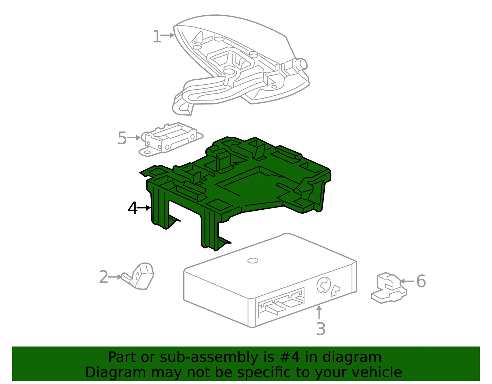 Communication Interface Module Bracket - GM (25794011)