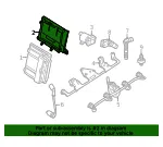 Engine Control Module Bracket - ACDelco (25840191)