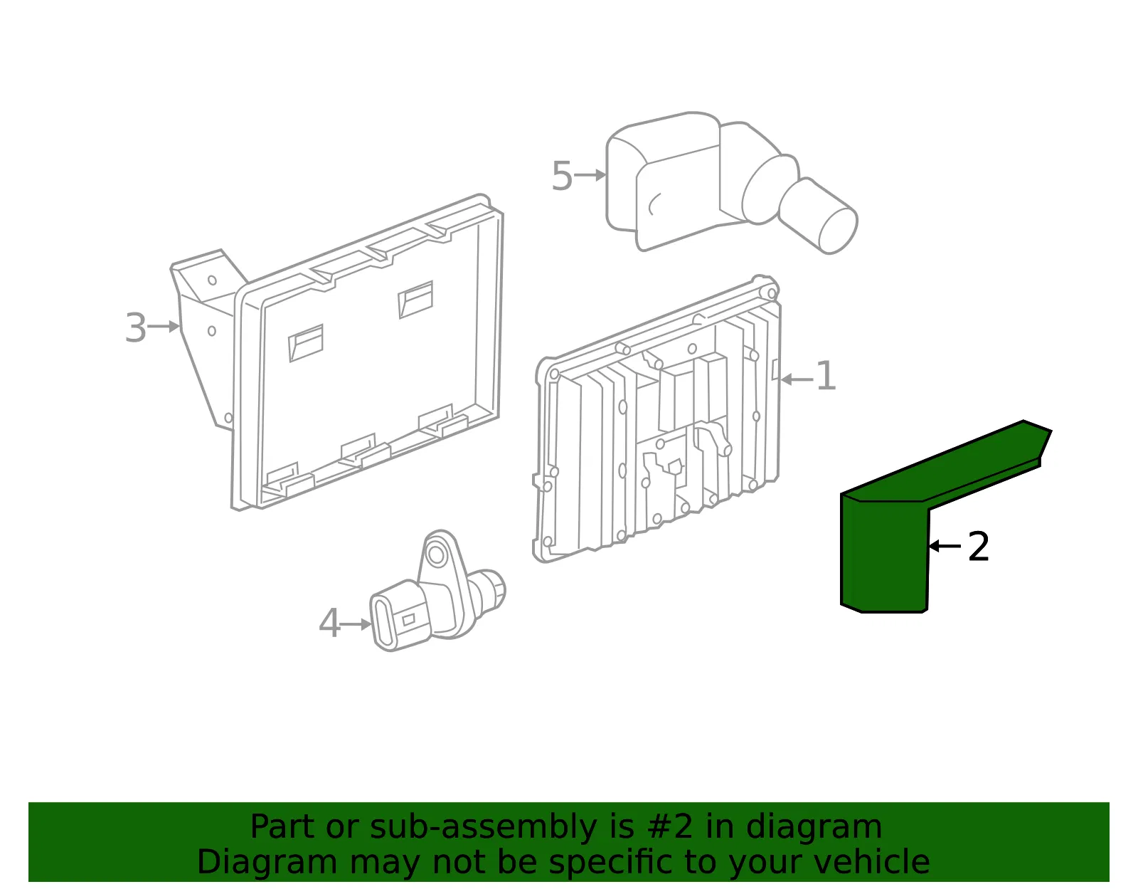 Engine Control Module Cover - ACDelco (25860949)