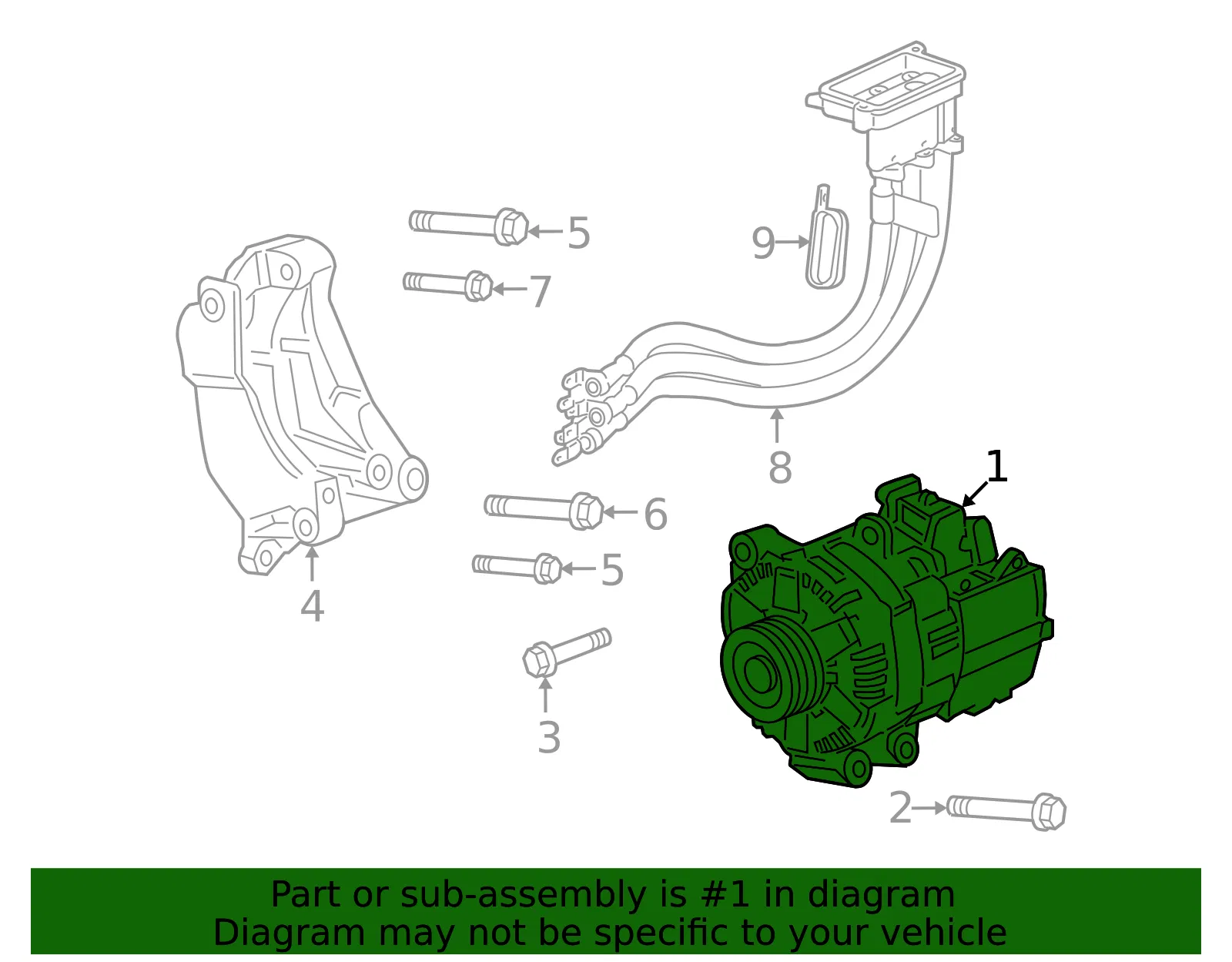 Alternator - GM (25922329)