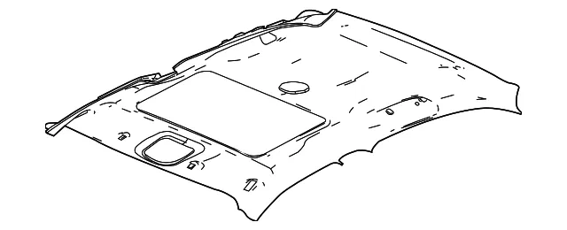 Light Titanium Headliner - GM (25980962)