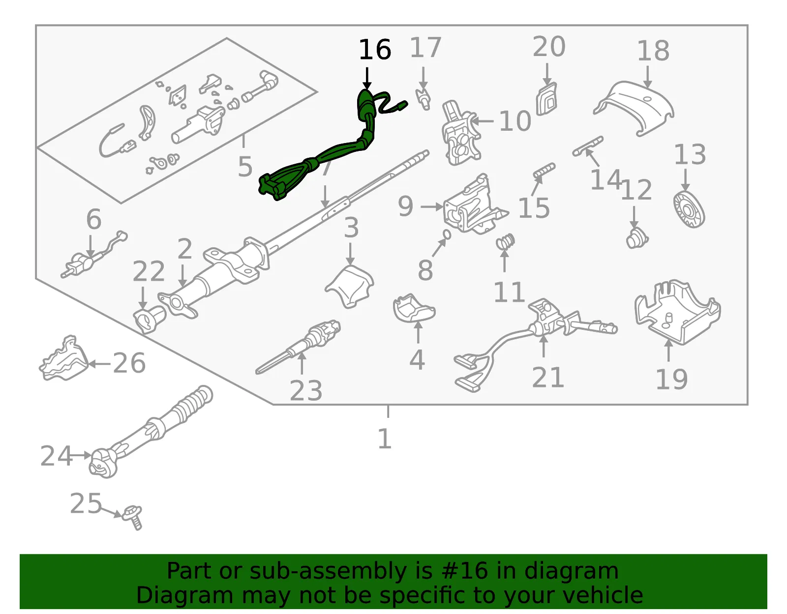 Ignition Switch - GM (26047332)