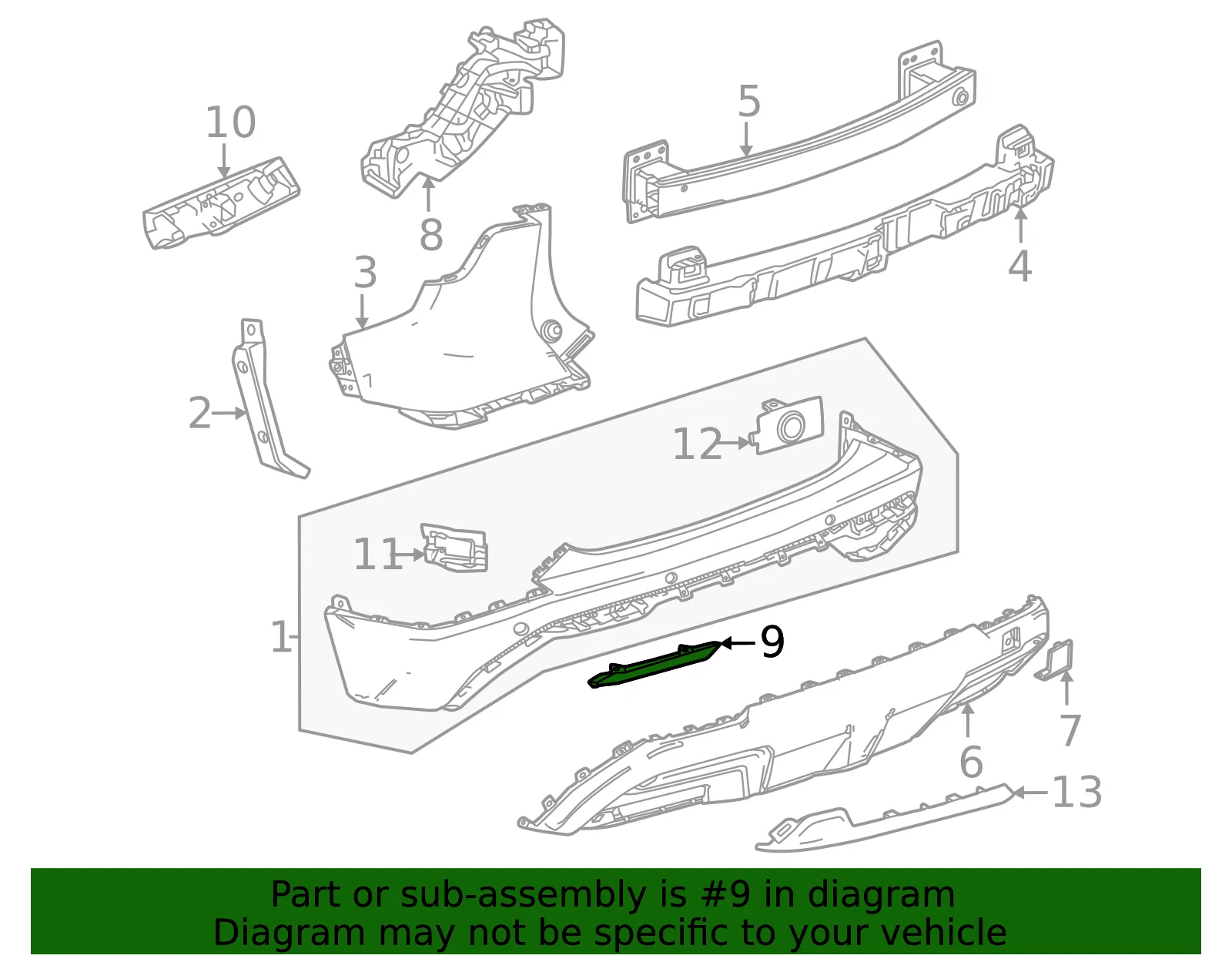 Reflector Panel - GM (26346837)
