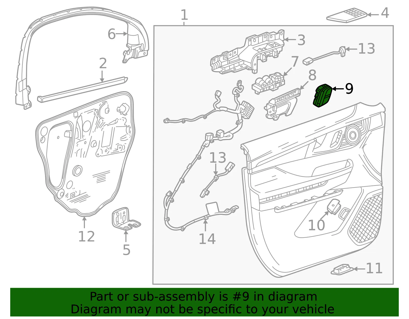 Lock Switch - GM (26369907)