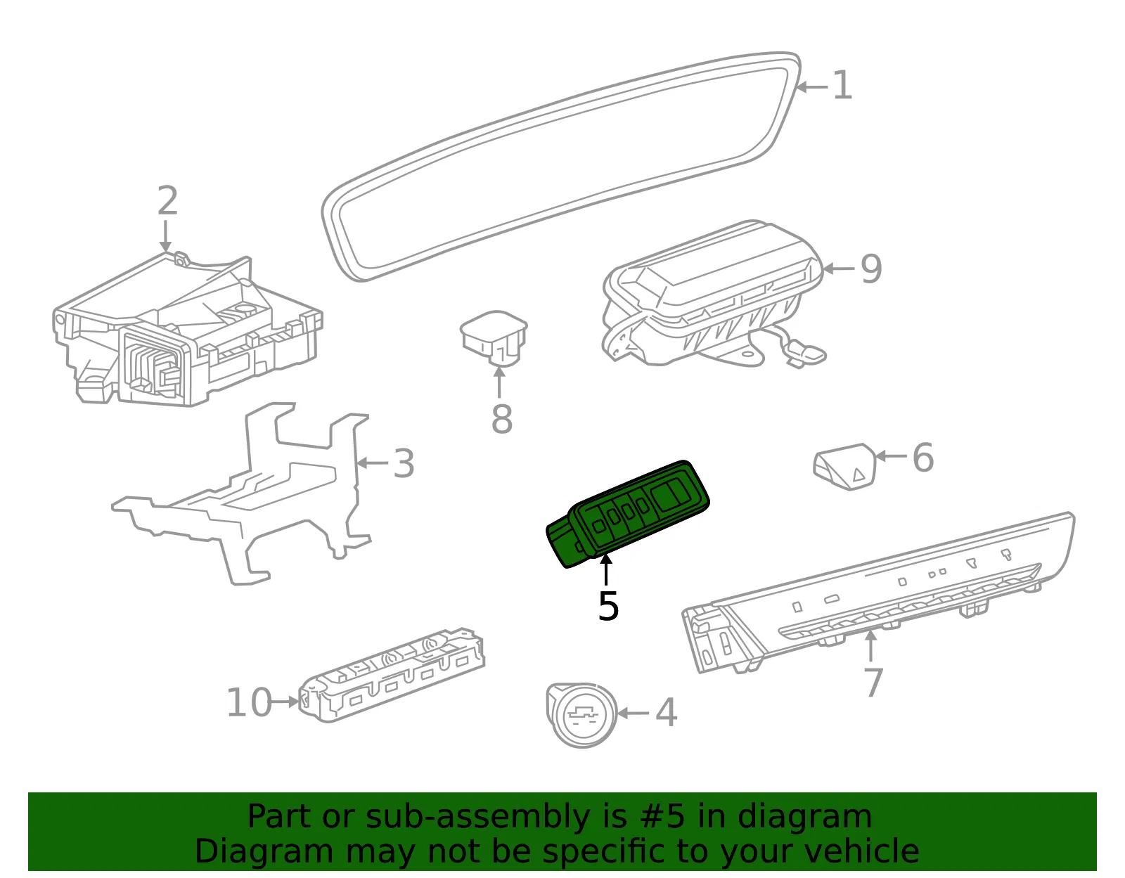 Headlamp Switch - GM (26376513)