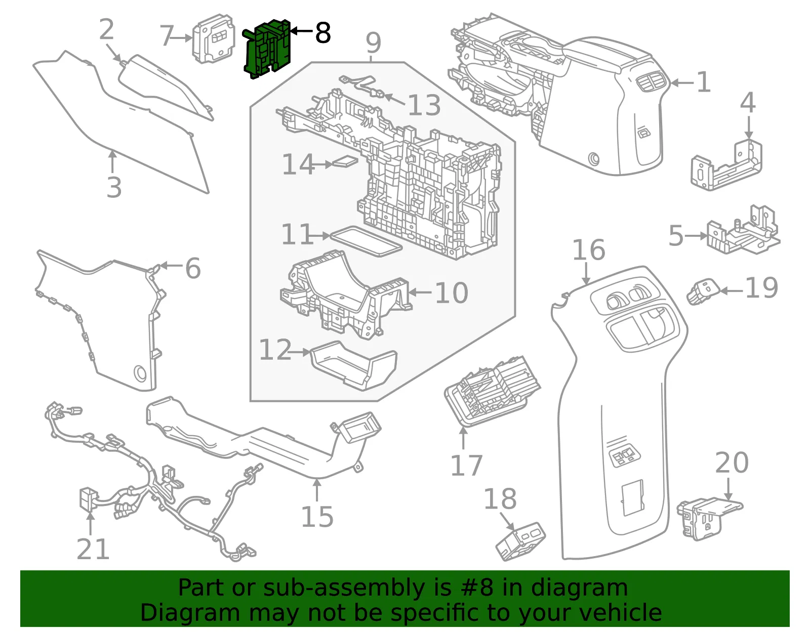 Module Bracket - GM (26409072)