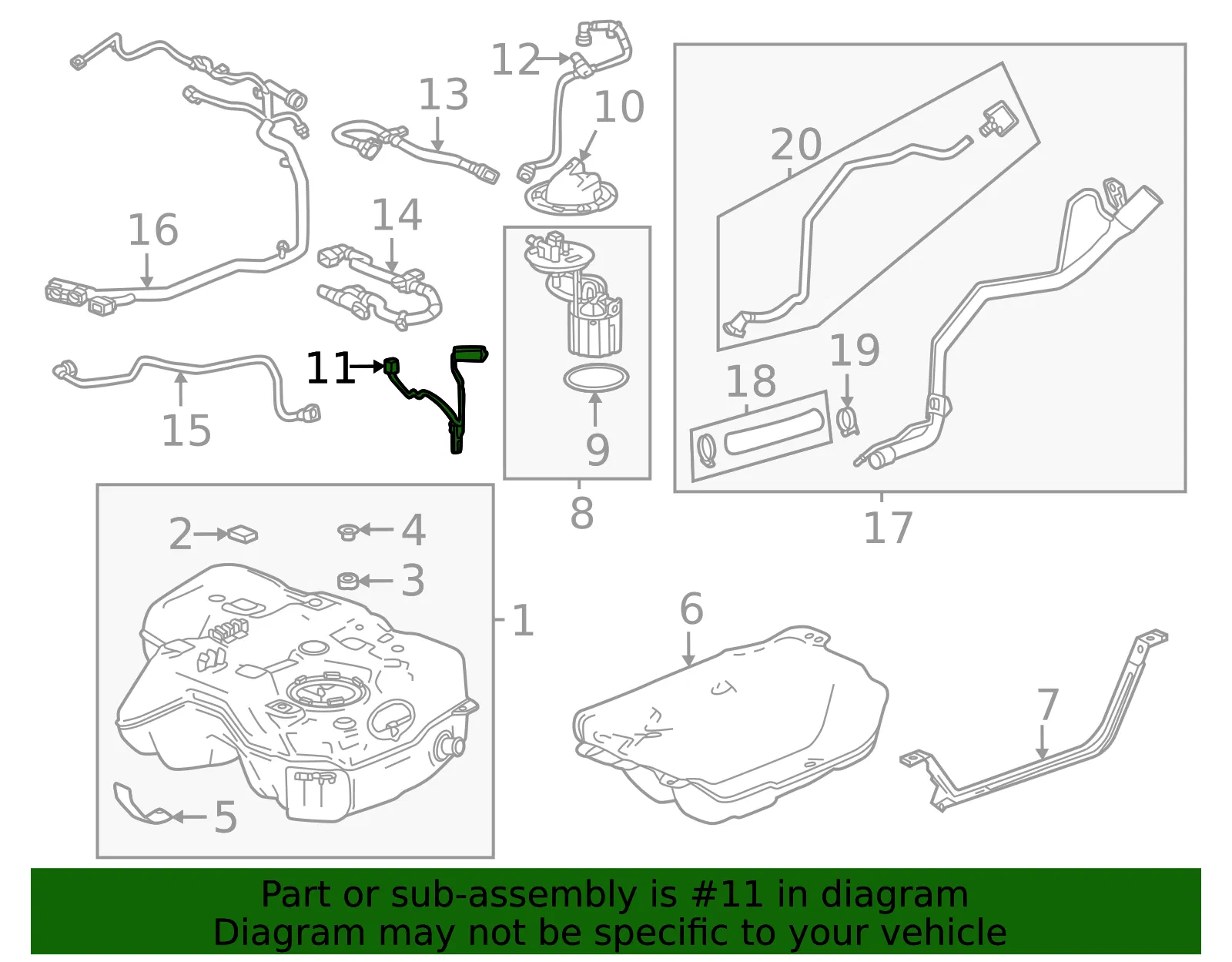 Level Sensor - GM (26434252)