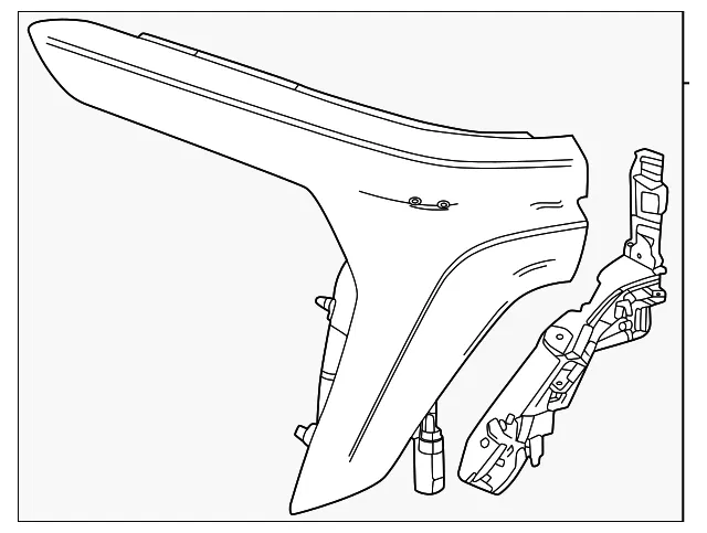 Combo Lamp Assembly - GM (26480992)