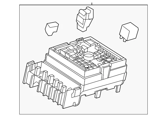 Fuse & Relay Box - GM (26509599)