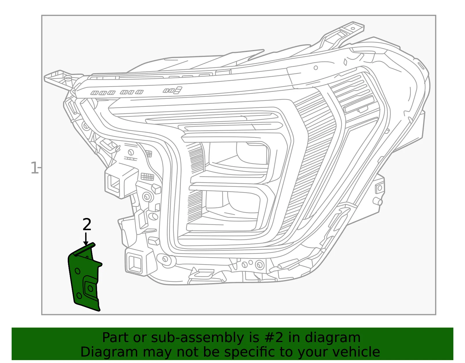 Headlamp Bracket - GM (26575123)