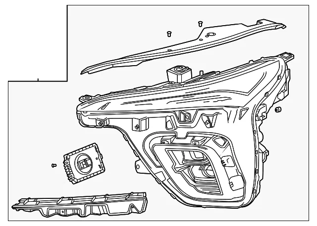 Headlamp - GM (26599847)