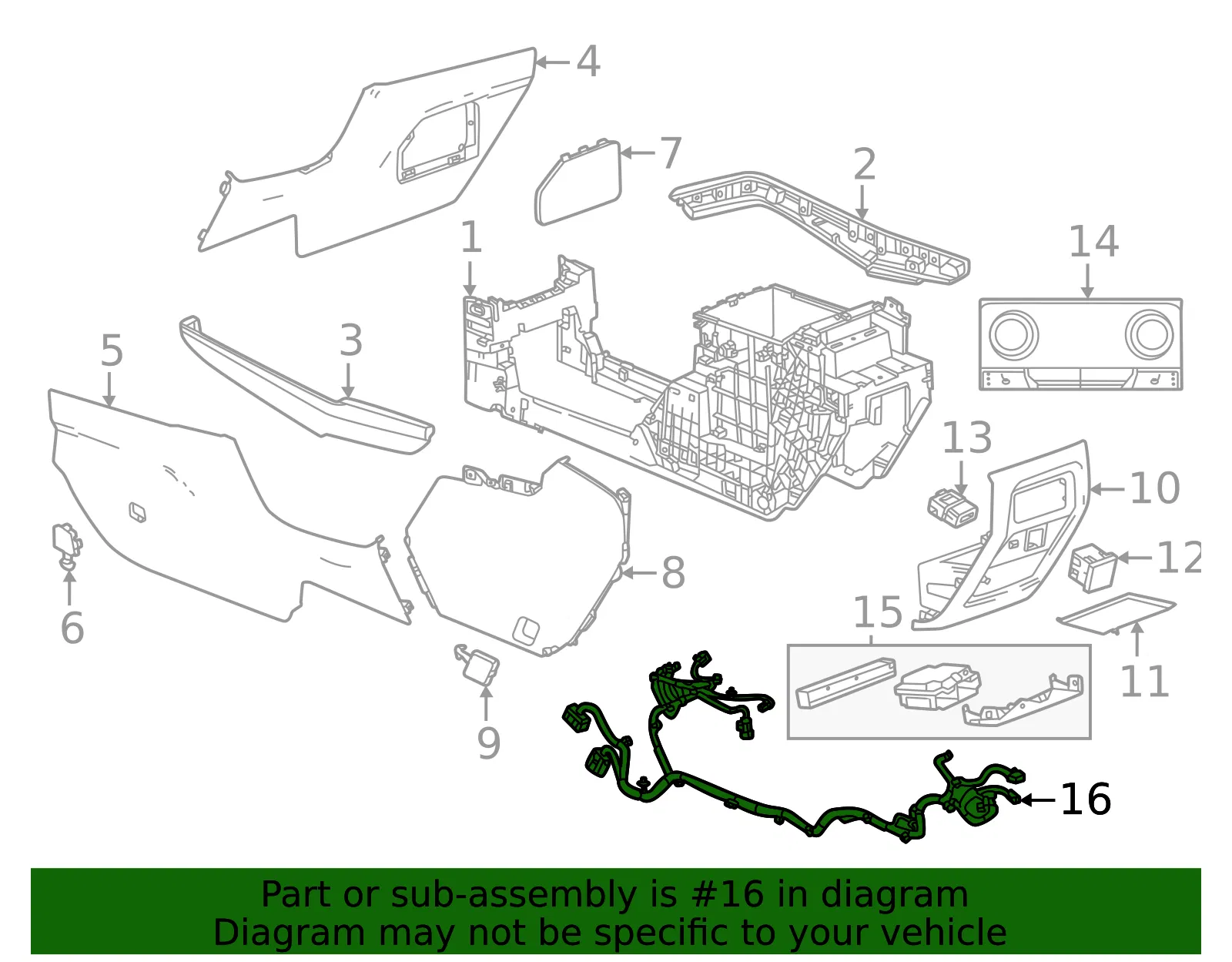 F Harness - GM (26620921)