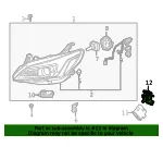 Headlamp Control Module Bracket - GM (26670774)