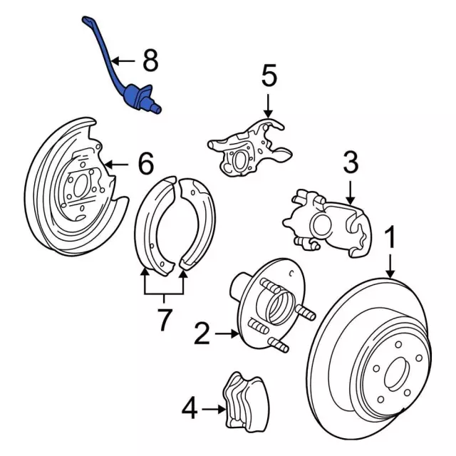 Sensor - Ford (2l1z2c204ca)