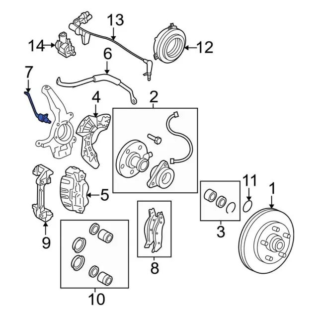 Sensor - Ford (2l1z2c204ca)