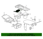 Black Floor Console Accessory Function Switch - GM (39026409)