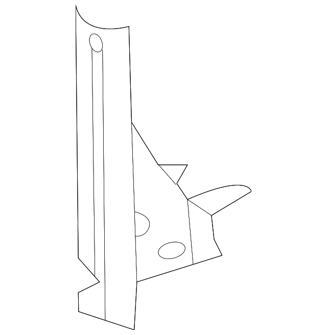 Driver Side Headlamp Bracket - GM (39160712)