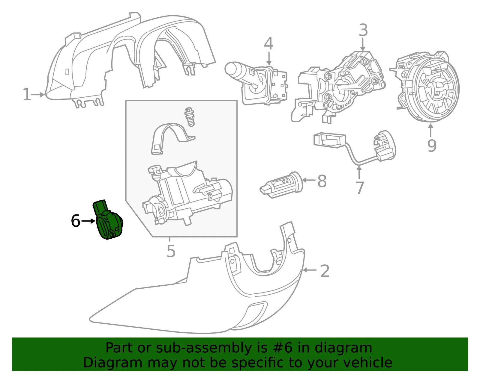 Ignition Switch - GM (39179435)