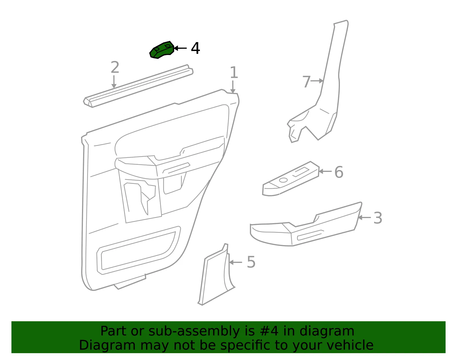 Switch Window Control Sing - Ford (3c5z14529aaa)