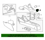Floor Console Accessory Function Switch - GM (42342390)