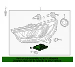 Headlamp LED Driver Module - GM (42532768)
