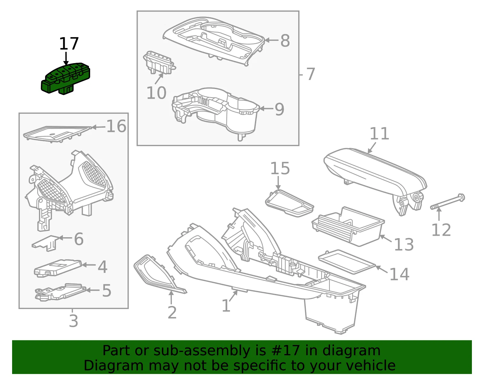 Control Switch Assembly - GM (42553567)
