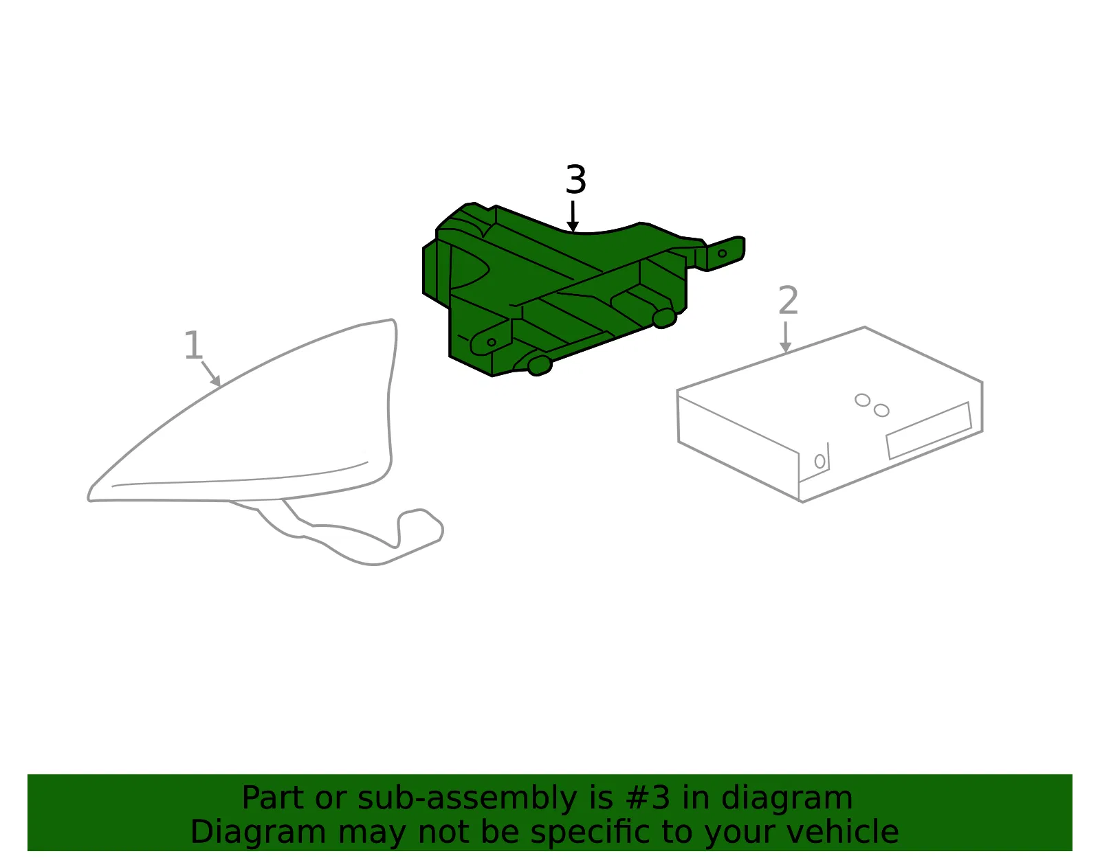 Communication Interface Module Bracket - GM (42581379)