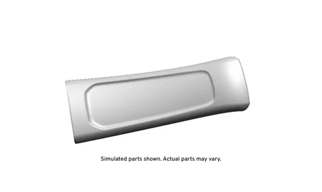 Light Ash Gray Front Floor Console Rear Trim Panel - GM (42583462)