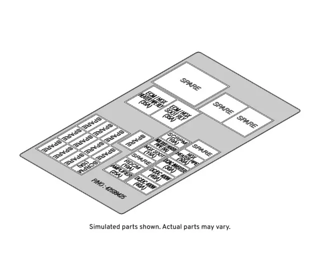 Fuse Block Label - GM (42599425)