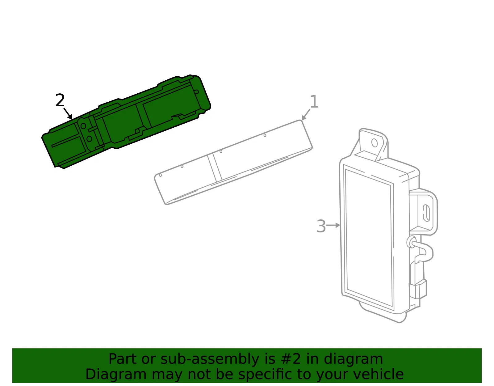 Control Module Bracket - GM (42616262)