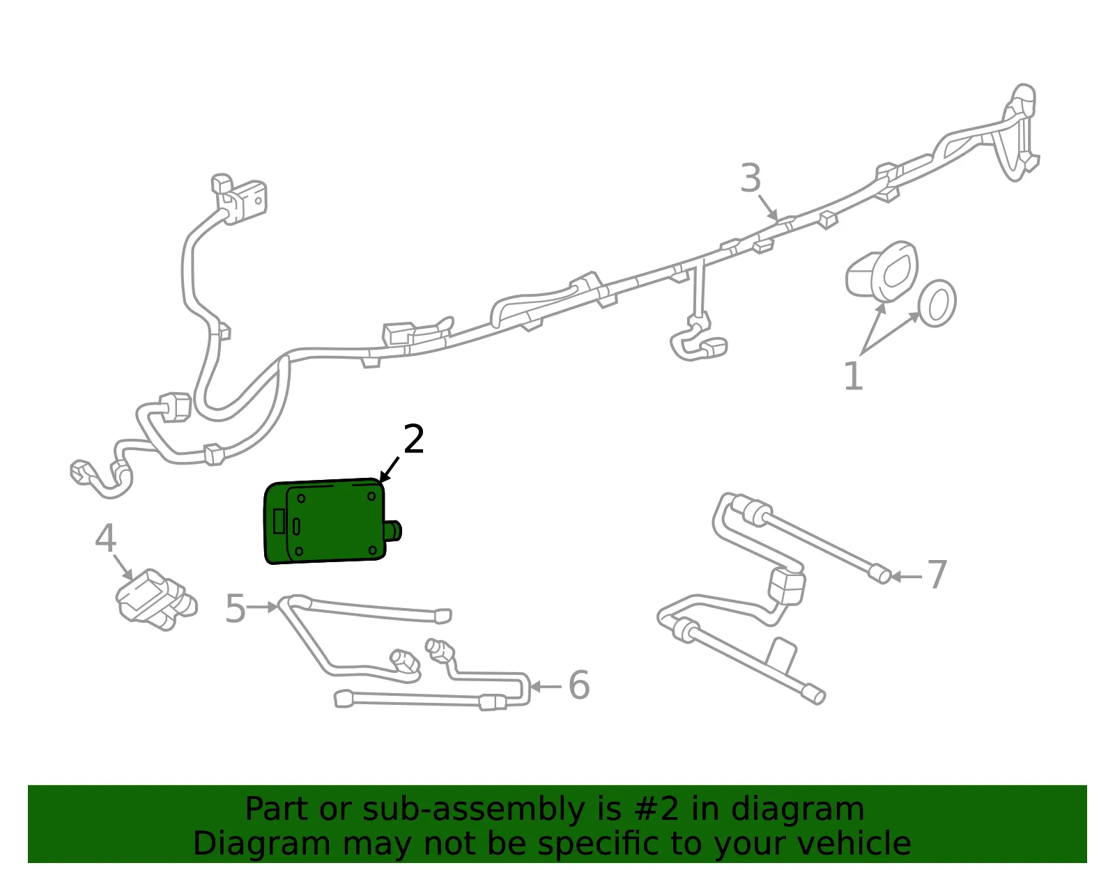 Object Sensor - Passenger Side (RH) - GM (42625293)