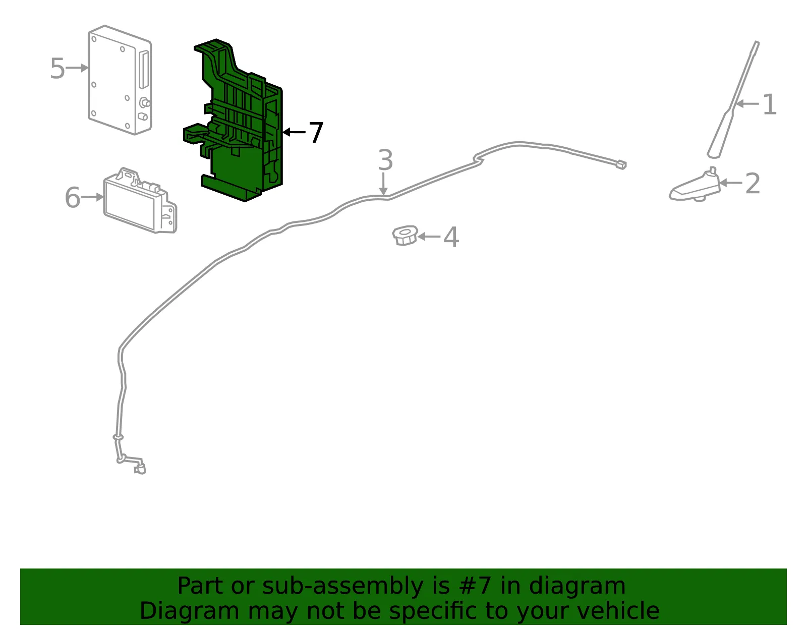 Communication Interface Module Bracket - GM (42642834)