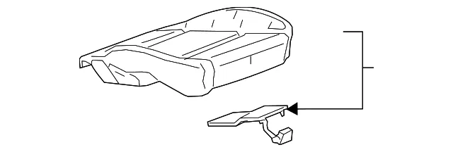 Airbag Front Passenger Presence Module with Sensor - GM (42663531)