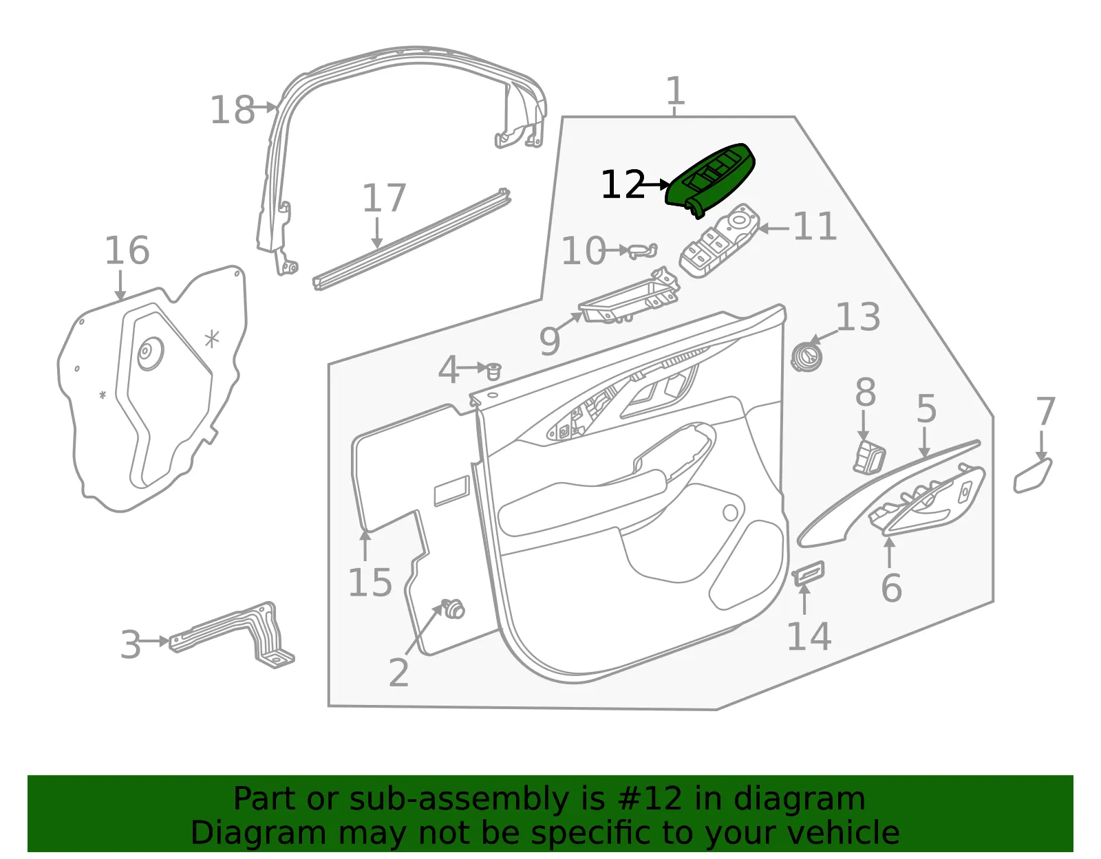 Switch Panel - GM (42668006)