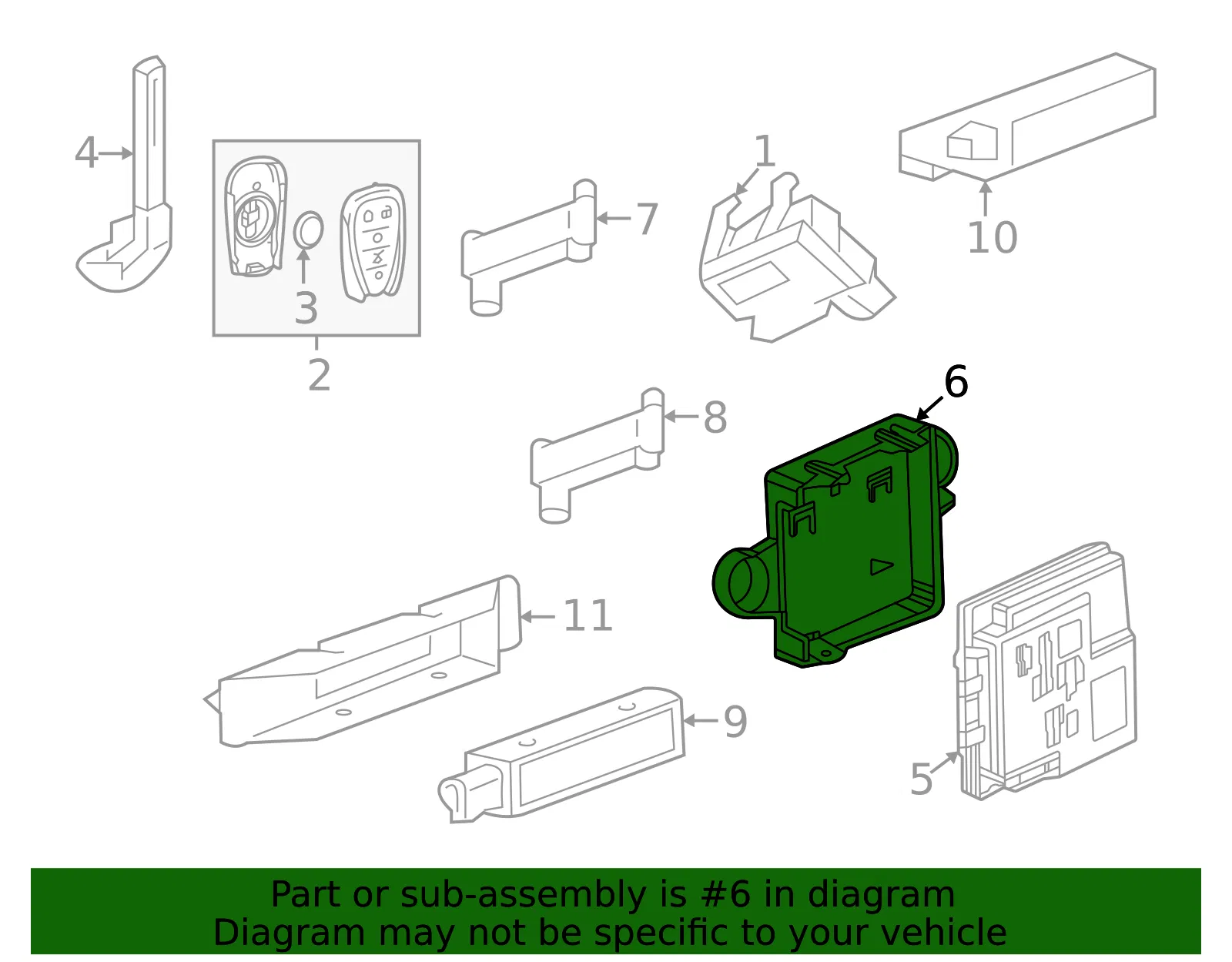 Module Bracket - GM (42699638)