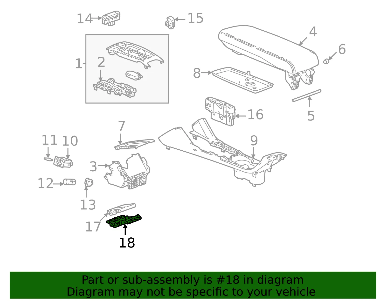 Wireless Charging System Module Bracket - GM (42707018)