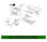 Floor Console Accessory Function Switch - GM (42711558)