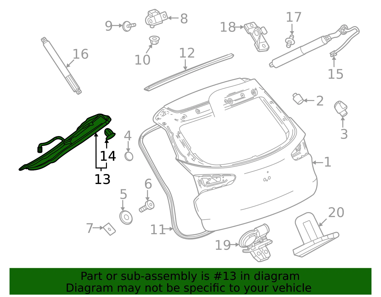 Pinch Sensor - GM (42752125)