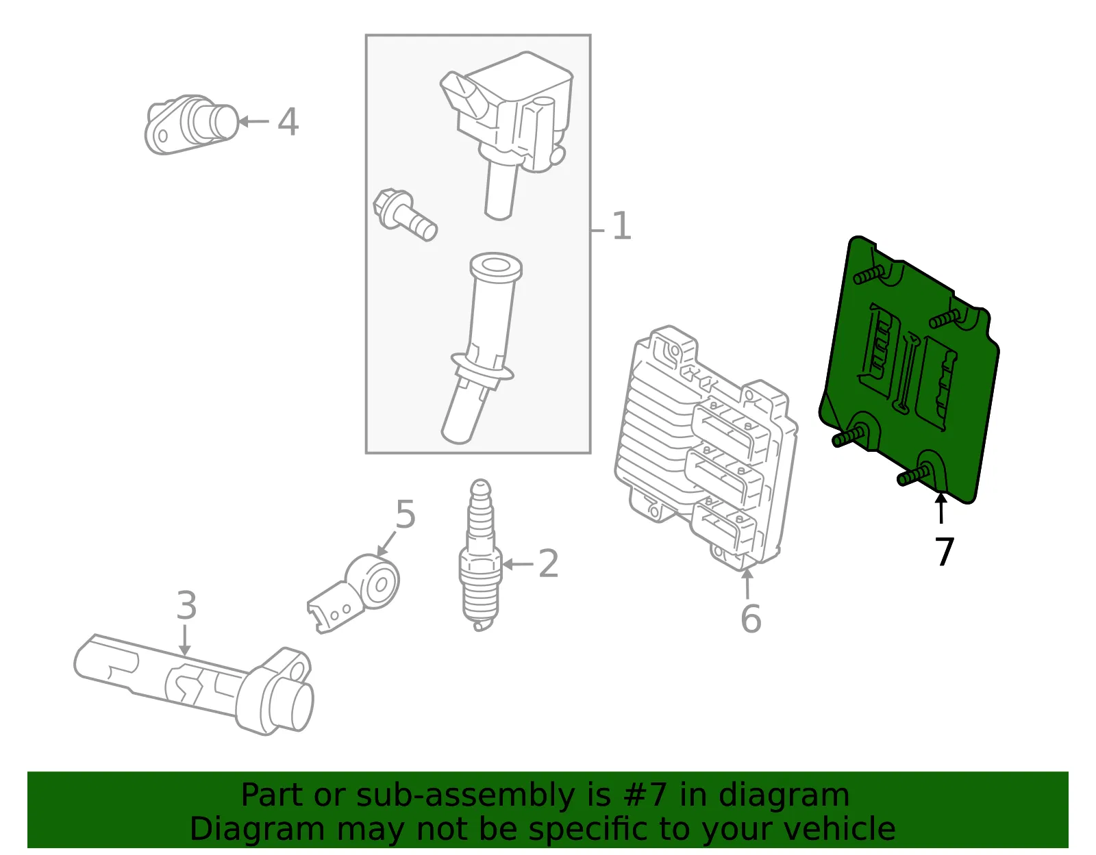 Engine Control Module Bracket - GM (42769338)