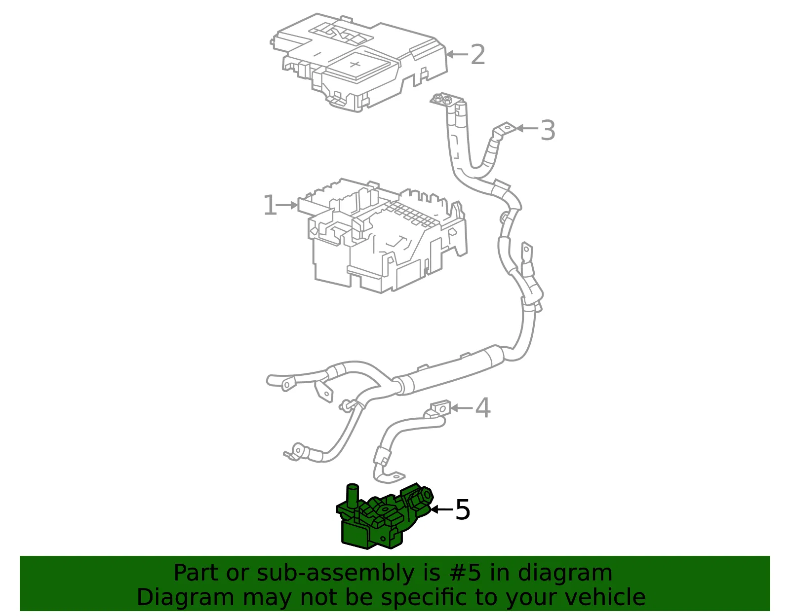 Battery Current Sensor - GM (42790077)