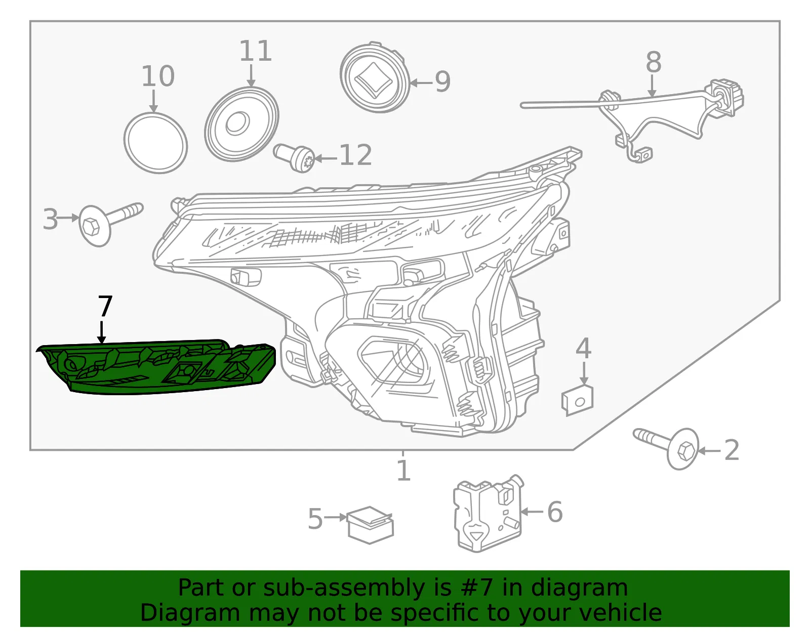 Lamp Bracket - GM (42790595)