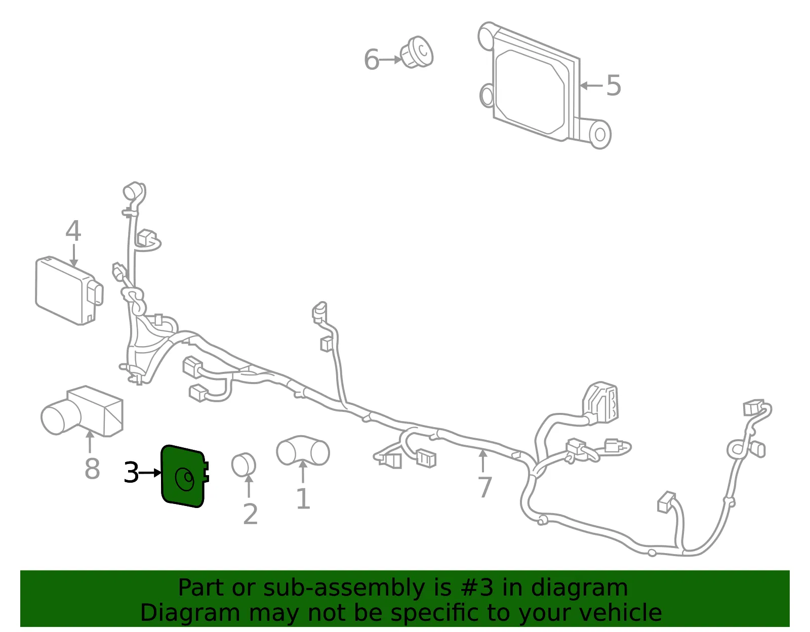 Park Sensor Bracket - GM (42799275)