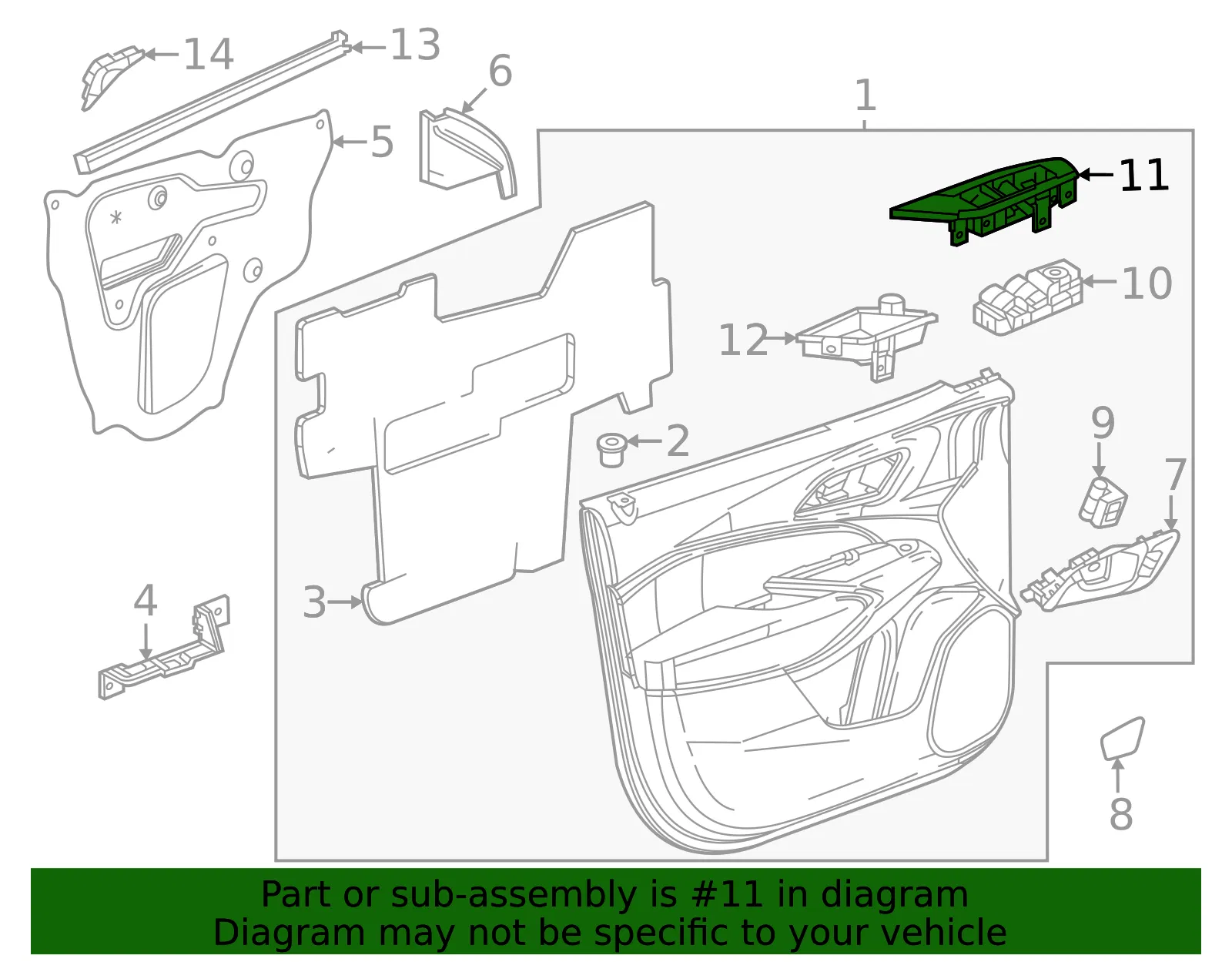 Switch Panel - GM (42809098)
