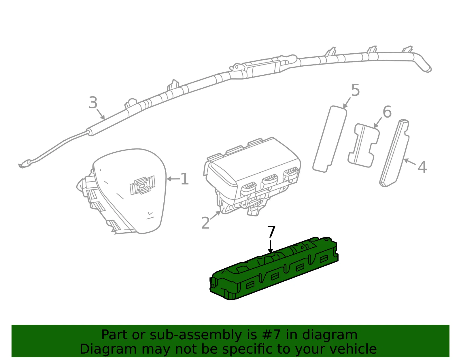 Knee Inflator Module - GM (42813083)