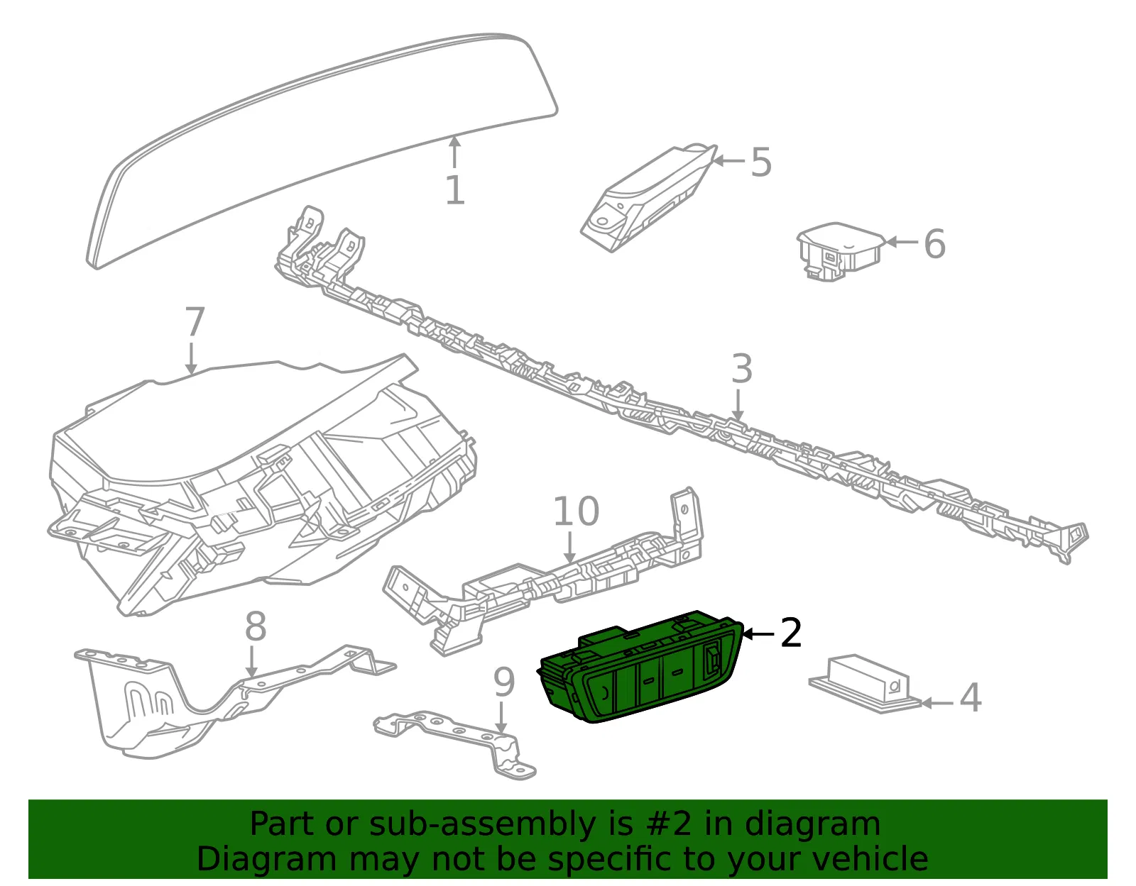 Headlamp Switch - GM (42832156)