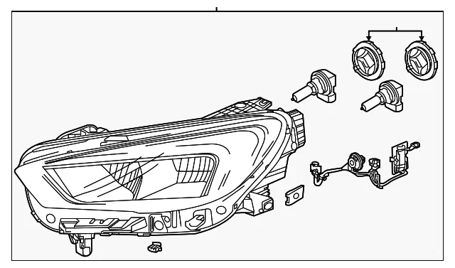 Headlamp - GM (42848831)
