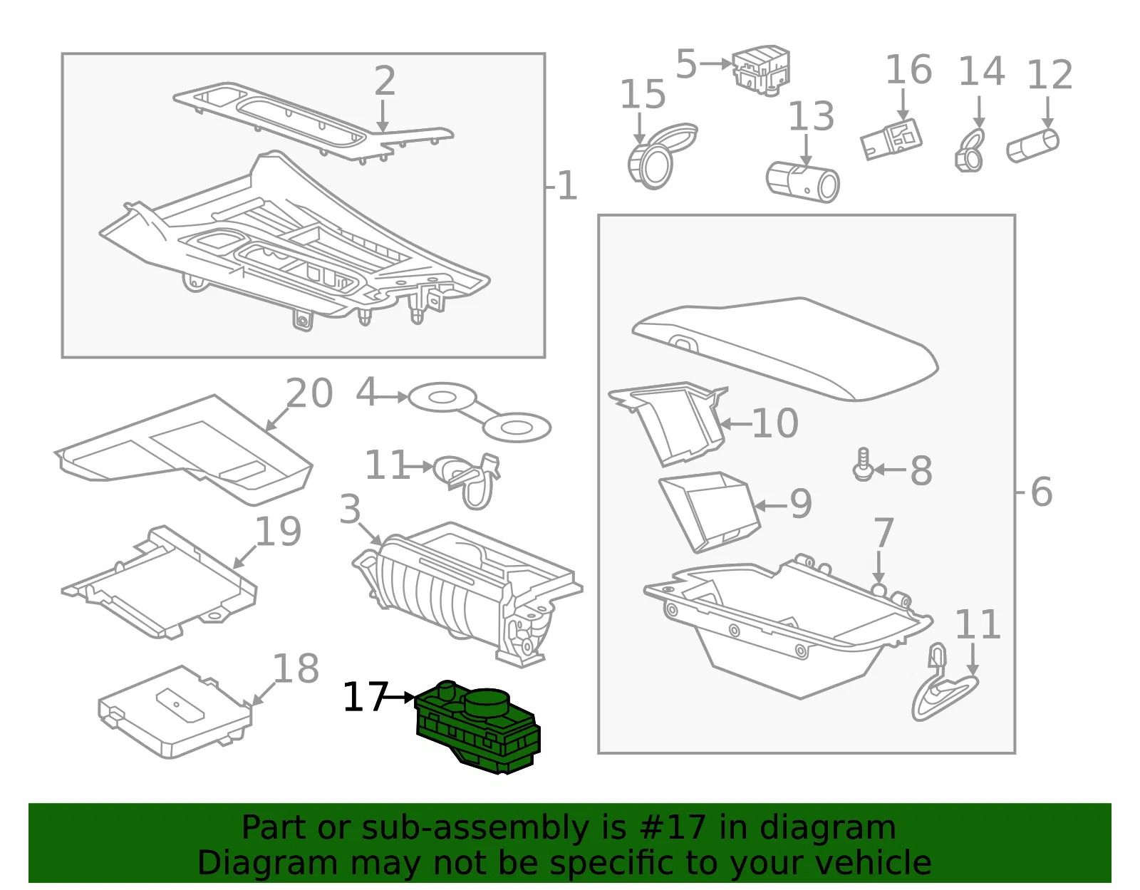 Infotainment Control Switch - ACDelco (42877384)