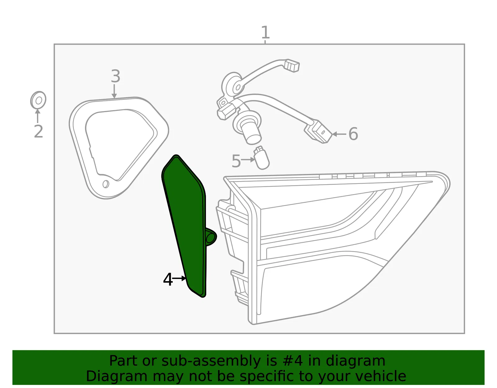 Lamp Bracket - GM (42880952)